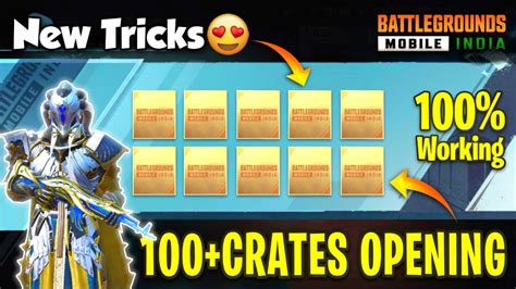 bgmi crate opening tricks|Is there any crate opening tricks to get mythic : r/BGMI .